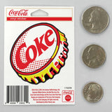 Retro Pop Art Bottle Cap Coca-Cola Mini Sticker