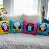 The Golden Girls 14-Inch Character Throw Pillows | Set of 4