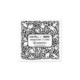 Earth by Keith Haring - Die-Cut Sticker