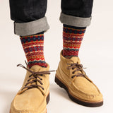 Cotton Fair Isle Sock