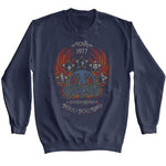 Officially licensed Aerosmith Tour 1977 America’s Greatest Rock and Roll Band sweatshirt in navy