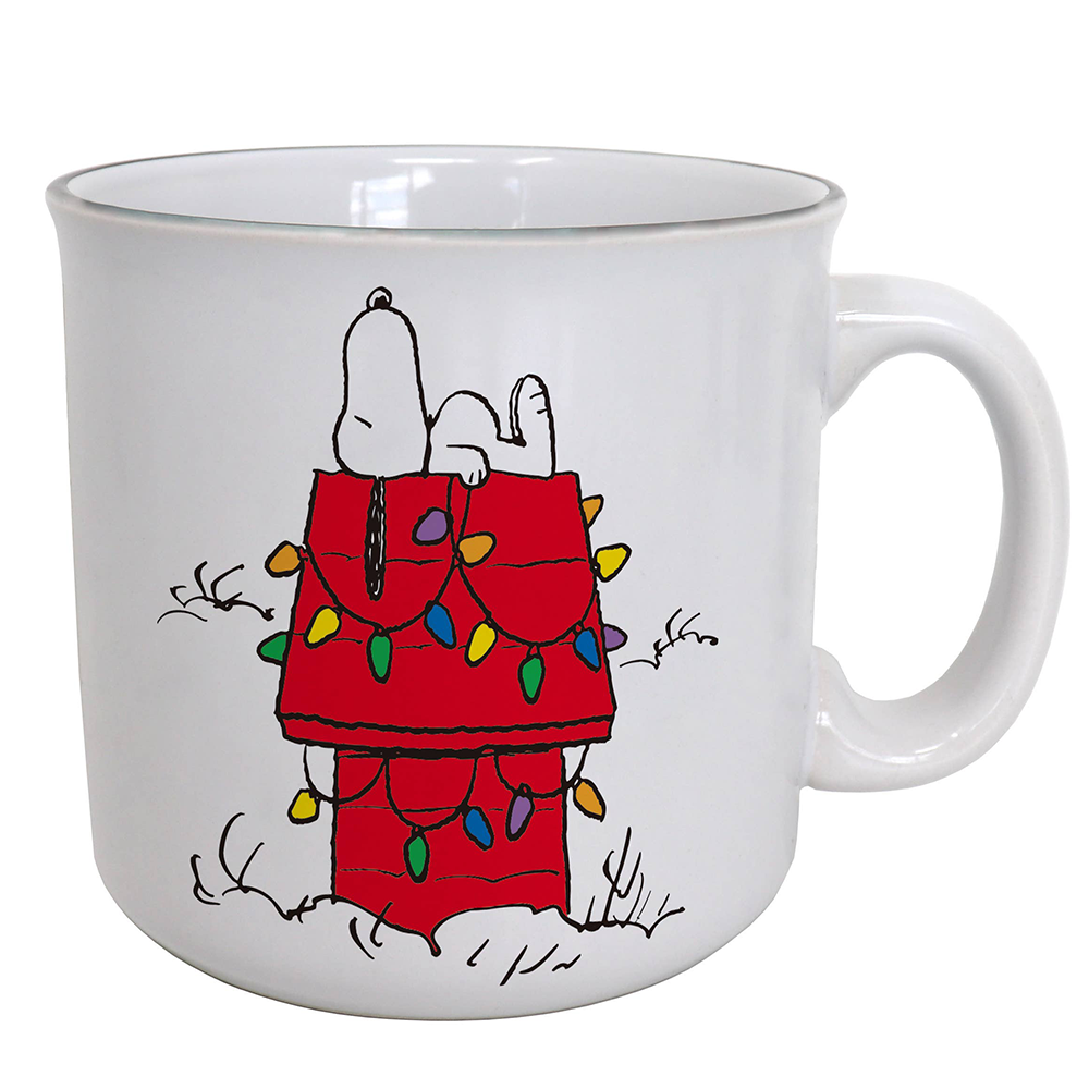 Snoopy Holiday Doghouse Camper Mug (20oz)