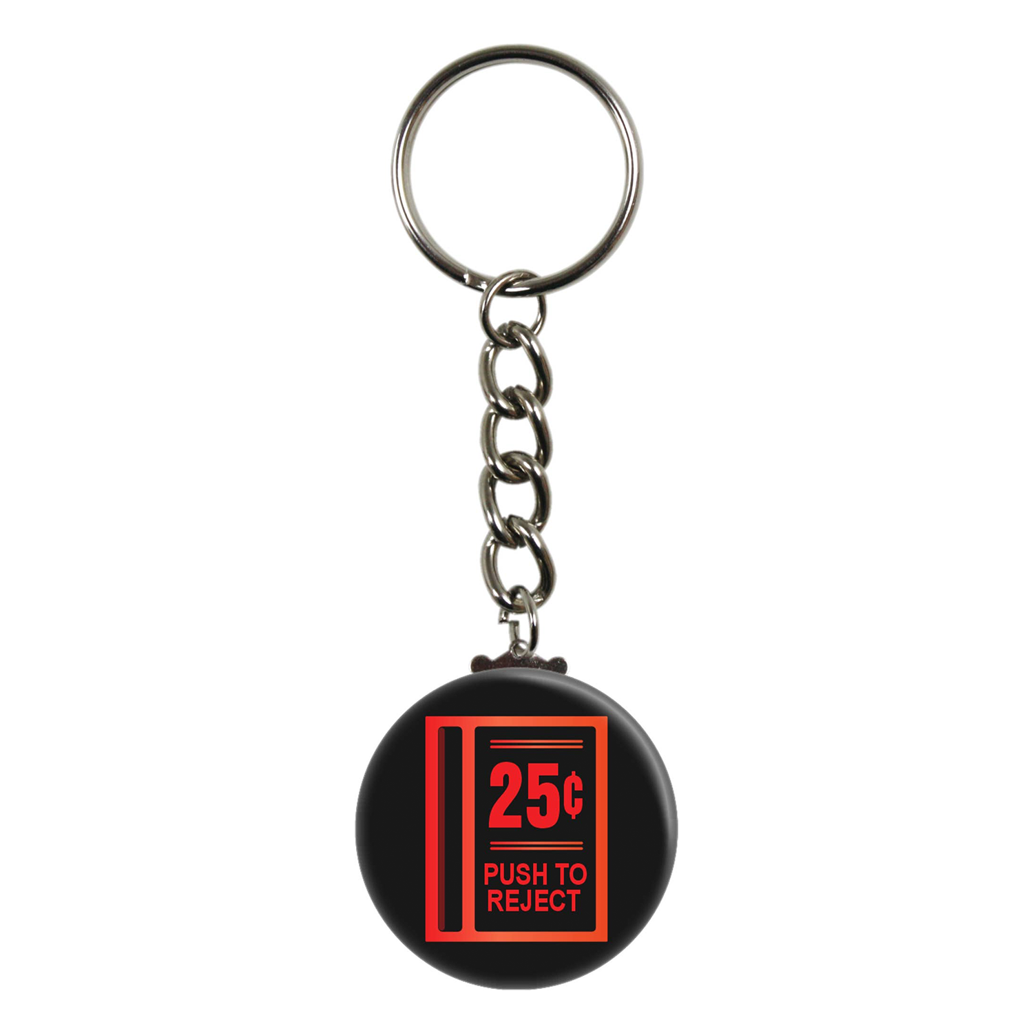 Arcade Game 25¢ Coin Slot Keychain