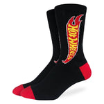 Men's Hot Wheels logo crew socks
