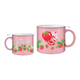Strawberry Shortcake Vintage Holding Berry Glitter Mug