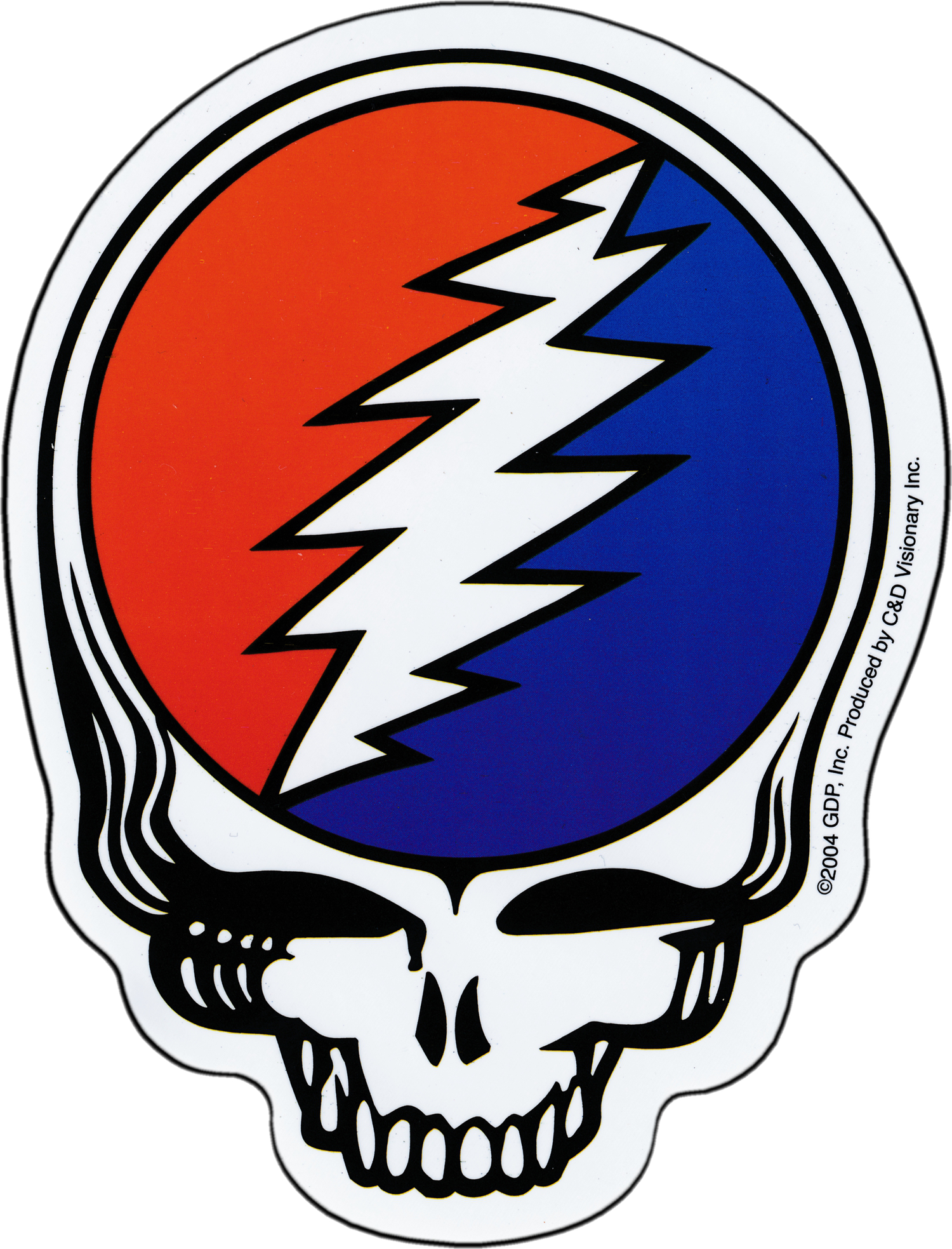 Grateful Dead - Steal Your Face Die Cut Sticker