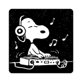 DJ Snoopy - Die-Cut Sticker