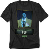 Beetlejuice Bob Employee of the Millennium T-shirt with framed character portrait