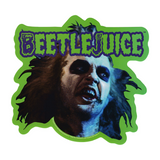 Beetlejuice Face and Logo Sticker
