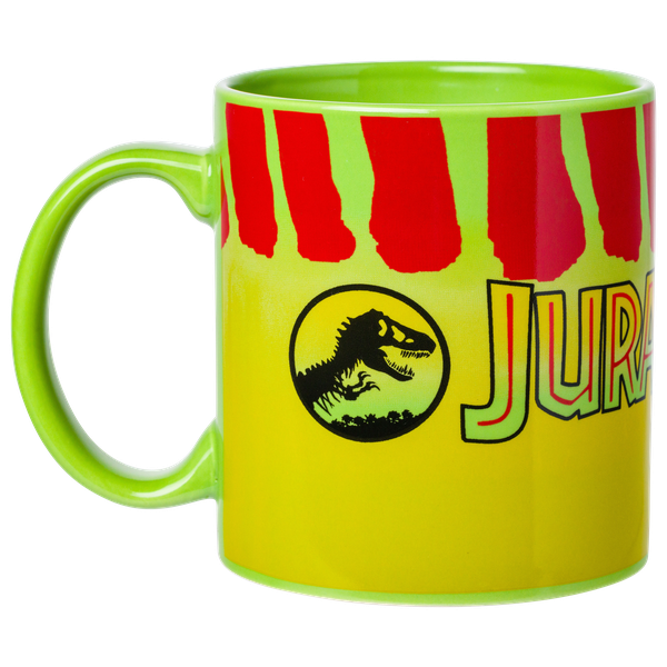 Jurassic Park Green SUV Color 20oz Ceramic Mug officially licensed Jurassic Park ceramic mug