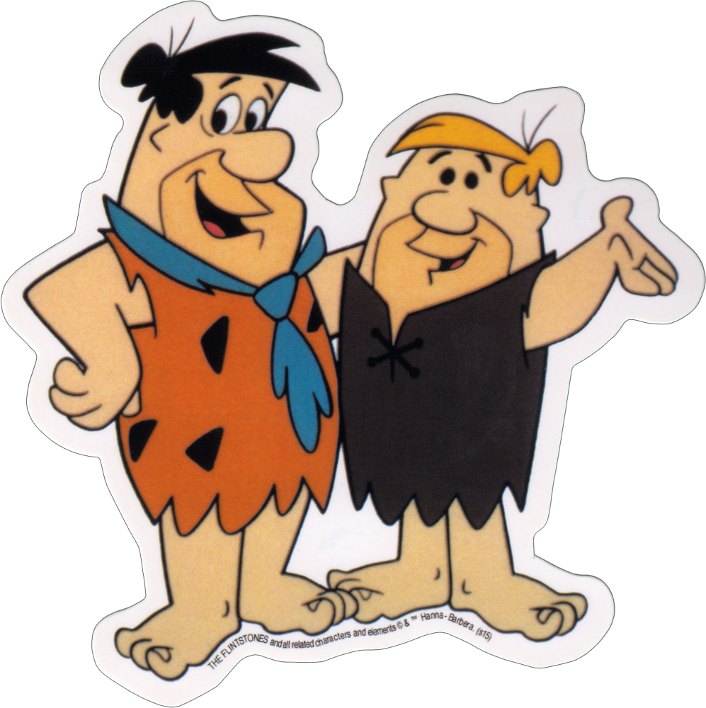 The Flintstones - Fred And Barney Sticker