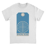 Pan Am Retro Logo Luggage Tag White T-Shirt