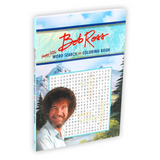Bob Ross Word Search and Coloring Book
