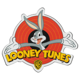Looney Tunes - Bugs Bunny Popping Out Of Logo Sticker