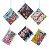 Hasbro Retro Board Game Ornaments (Set of 6) 3.5"