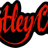 Mötley Crüe Script Logo And Skulls Sticker