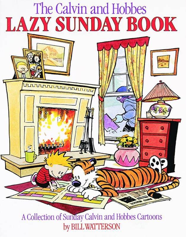 Calvin and Hobbes Lazy Sunday Book by Bill Watterson