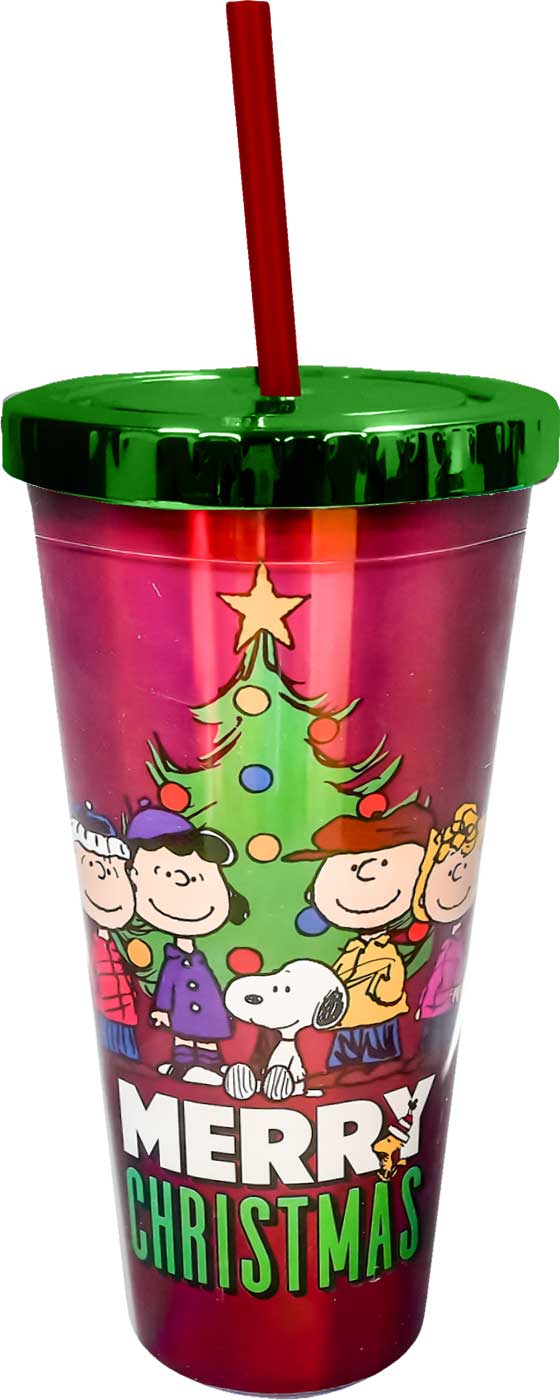 Peanuts Christmas Foil Cup