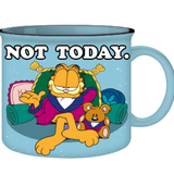Garfield Not Today 20 Oz Ceramic Camper Mug