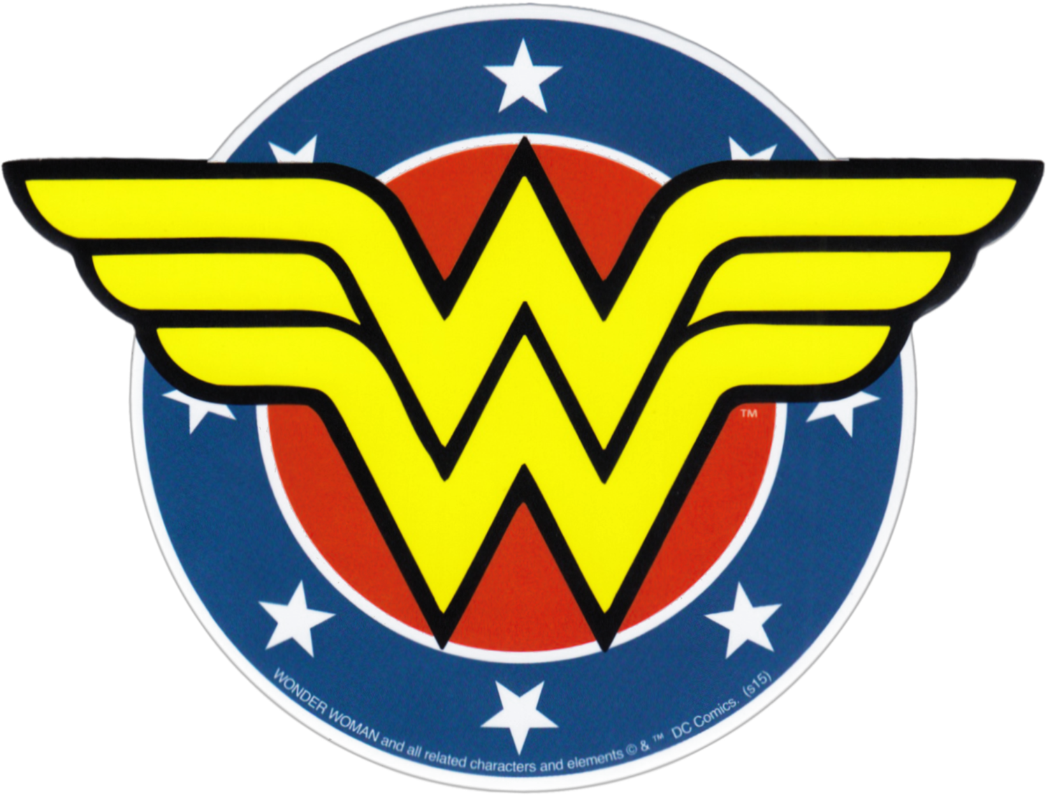 Wonder Woman - Shield Sticker