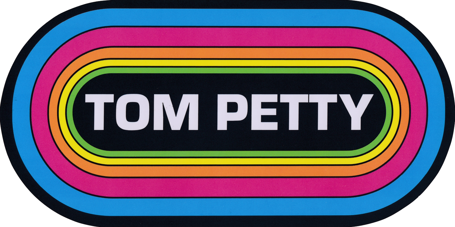 Tom Petty Rainbow Logo Sticker