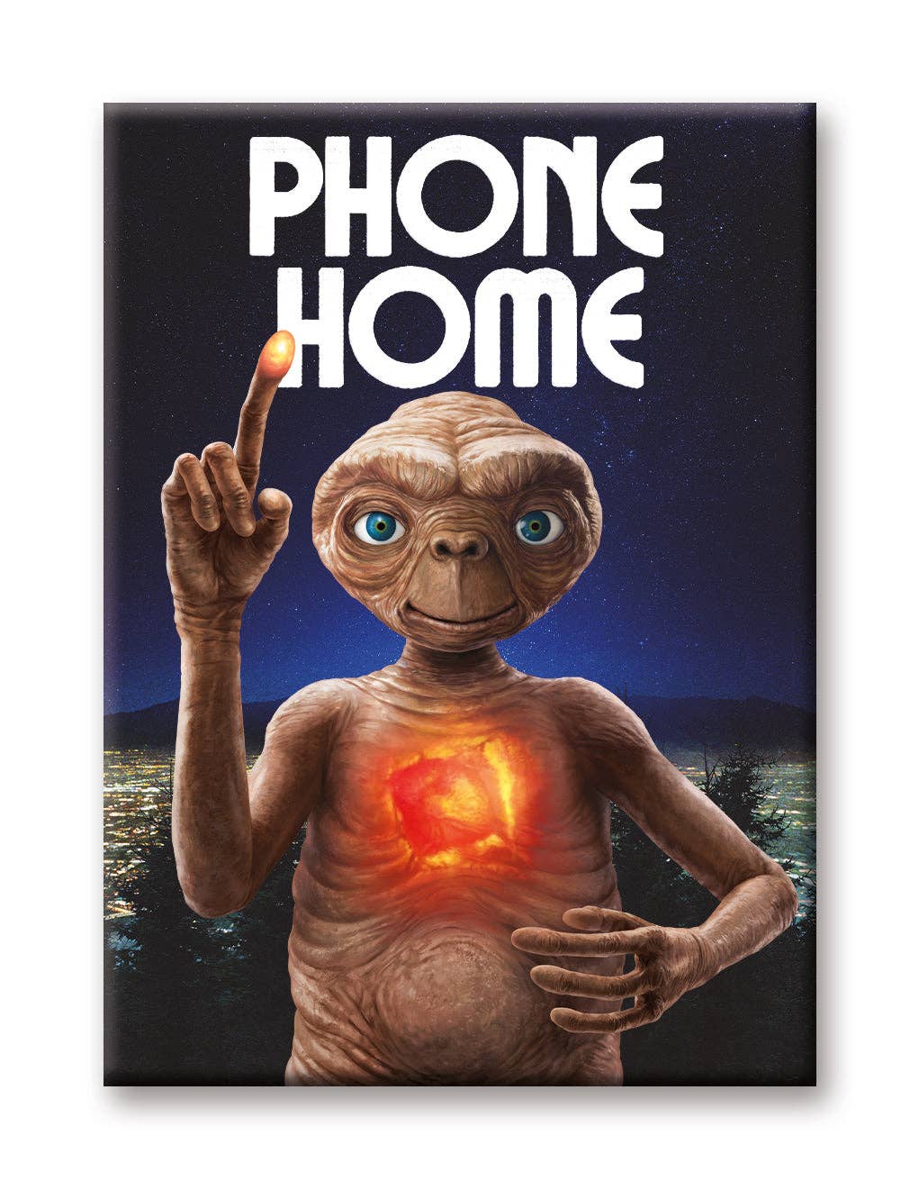 E.T - Phone Home Flat Magnet (2.5" x 3.5") officially licensed E.T. the Extra-Terrestrial magnet