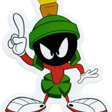 Looney Tunes - Marvin The Martian Sticker