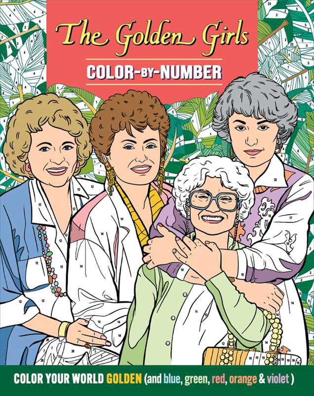 Golden Girls Color-by-Number Book