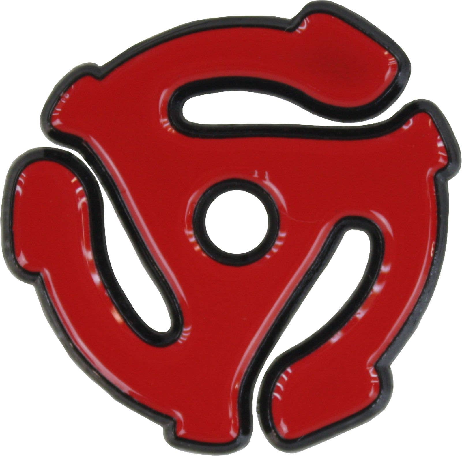 45RPM Record Adapter Enamel Pin