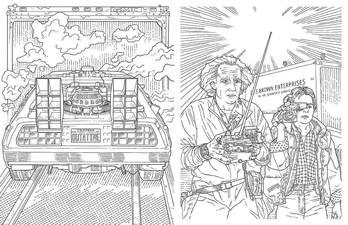 Back to the Future: The Official Coloring Book