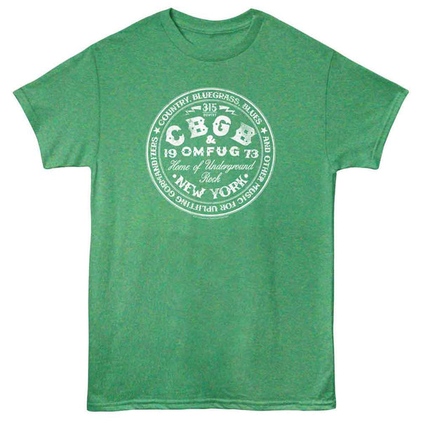 00s ヴィンテージ アメリカ ライブハウス CBGB & OMFUG Tシャツ CBGB OMFUG Vintage Logo Green T-Shirt – Rerun the 80s