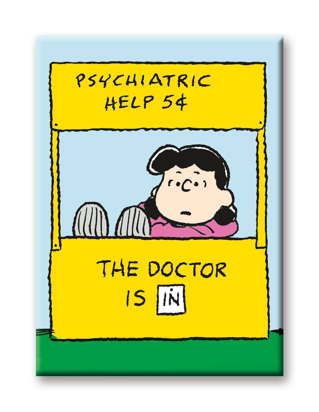 Peanuts - Lucy Doctor Flat Magnet (2.5" x 3.5") officially licensed Peanuts magnet