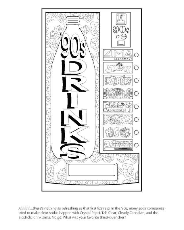 1990s Coloring Book by James Grange