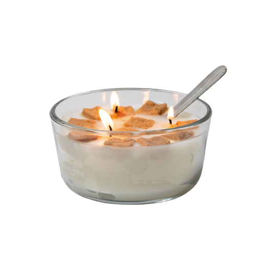 Cinnamon Crunch Cereal Bowl Candle