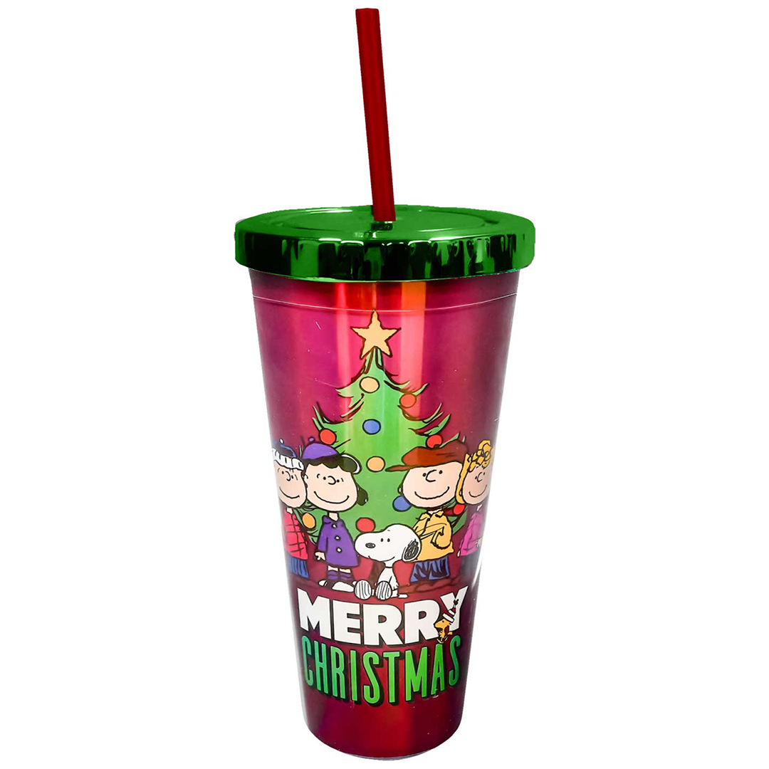 Peanuts Christmas Foil Cup