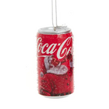 Coca-Cola Santa Can Ornament 3"