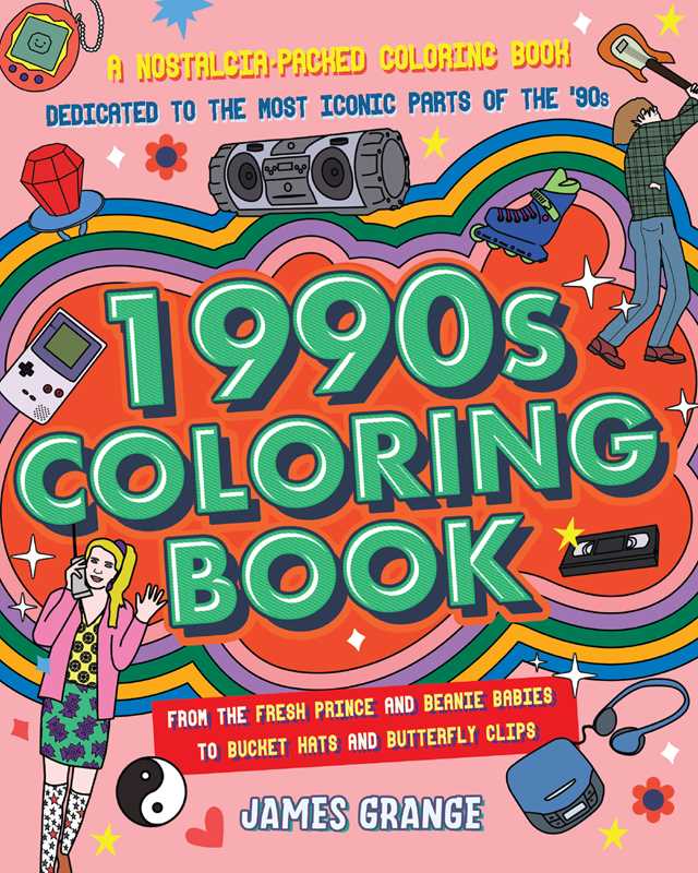 1990s Coloring Book by James Grange