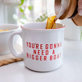 JAWS Bigger Boat 20oz Ceramic Camper Mug