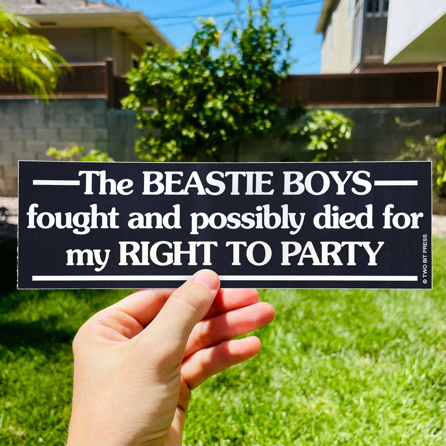 Beastie Boys Bumper Sticker