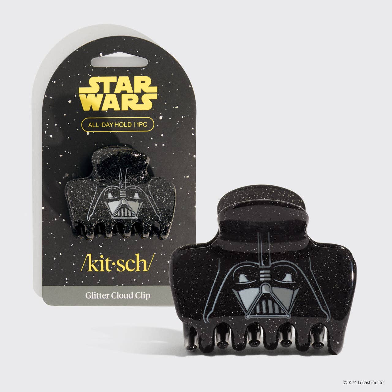 Star Wars x Kitsch Darth Vader glitter hair clip