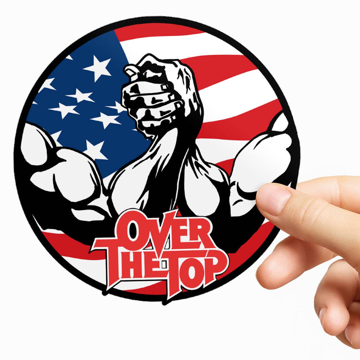 Over The Top Sticker