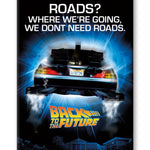 Back to the Future - Roads Flat Magnet (2.5" x 3.5") officially licensed Back to the Future magnet