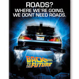 Back to the Future - Roads Flat Magnet (2.5" x 3.5") officially licensed Back to the Future magnet