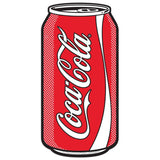 Retro Pop Art Soda Can Coca-Cola Mini Sticker
