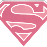 Supergirl - Pink Shield Logo Sticker