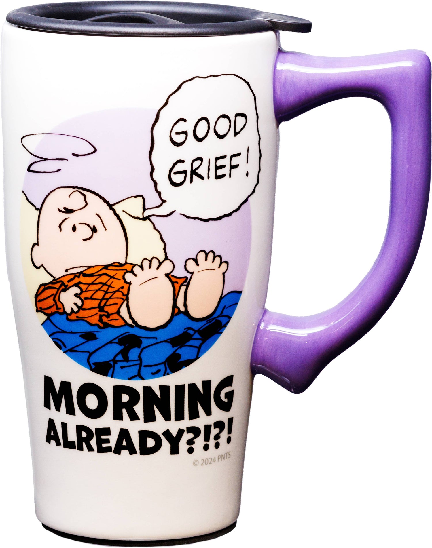 Peanuts Charlie Brown Good Grief Travel Mug