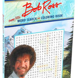 Bob Ross Word Search and Coloring Book officially licensed Bob Ross activity book