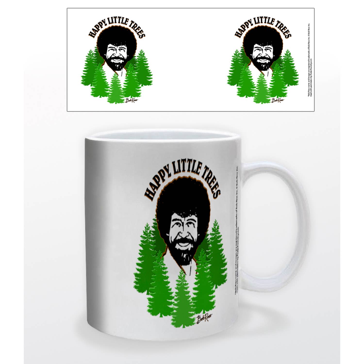 Bob Ross Happy Little Trees Mug