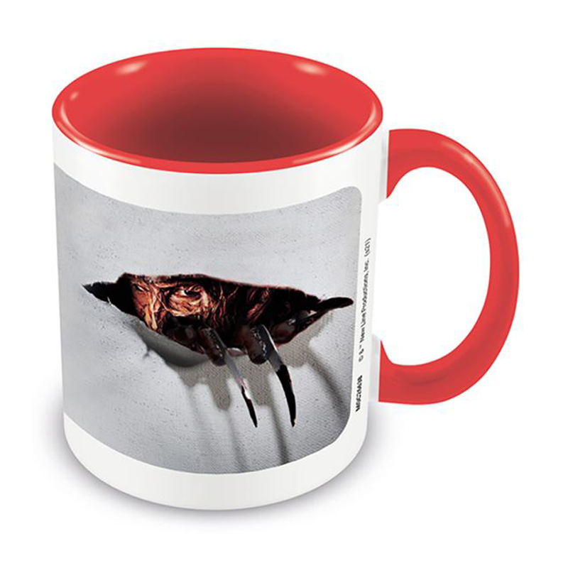 Nightmare On Elm Street Freddy Peeking Mug