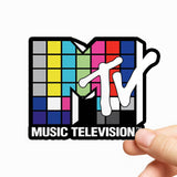MTV Color Block Logo Sticker